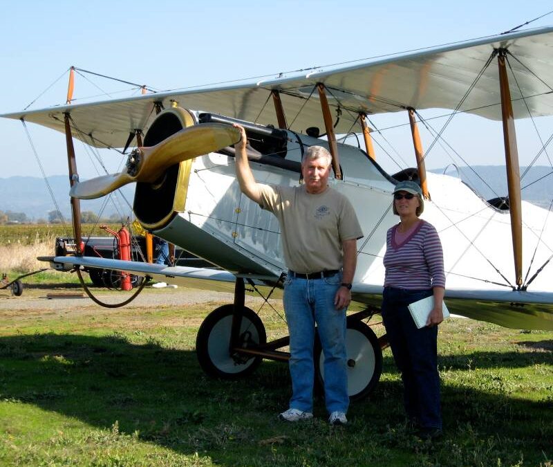 Finding a World War ONE Fabric, Wood and Piano Wires Open Cockpit Airplane