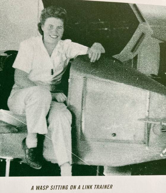 Florence Wheeler Former WASP Teaches the Link Trainer